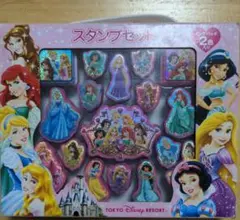 ディズニープリンセススタンプセット　ラプンツェル　白雪姫　アリエル　ベル