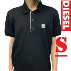 DIESEL ポロシャツ　メタルオーバルDロゴ　ハーフジップ　黒 DIESEL ポロシャツ メタルオーバルDロゴ ハーフジップ 黒 - メルカリ