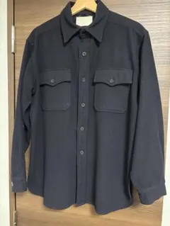 US NAVY CPOシャツ ウール アンカーボタン ミリタリー