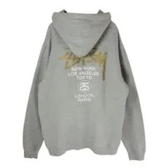STUSSY ステューシー Gray Camo ワールドツアープルオーバー XLのサムネイル