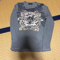 平成 アーカイブ ネオお兄系 y2k ギャル男 編み上げネック プリント 