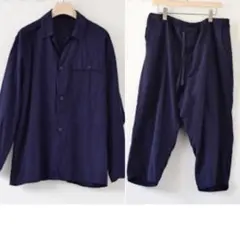 COMOLI 24aw ストライプジャケット ストライプテーパードパンツ セトア