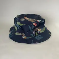 patagonia バード花柄 バケットハット ネイビーのサムネイル