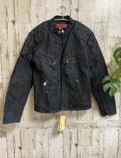 東洋Indian Sportwear CORDURA ブラックデニムライダースのサムネイル