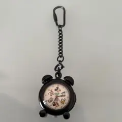 ディズニー　時計　キーホルダー　レトロ　ジャンク品