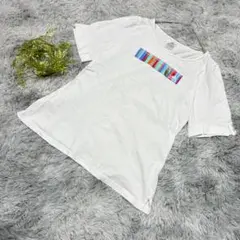 アディダス M Tシャツ サンプル品 マルチカラーロゴ 白 希少 非売品