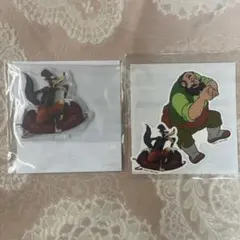 ディズニー アクリルスタンド & ステッカーセット ビックバットウルフ
