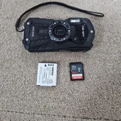 G2030】 RICOH WG-40 ブラック リコー - メルカリ