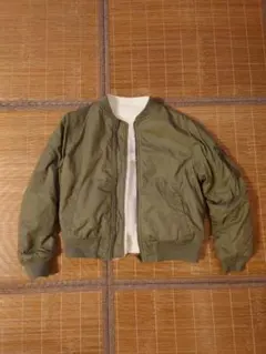 アースミュージック＆エコロジー☆MA-1ジャケット☆リバーシブル☆ボア☆ファー