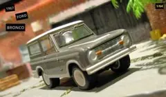 1967フォードブロンコルース品ミニカー１台☆*4WD GL GRAYフレーク他のサムネイル