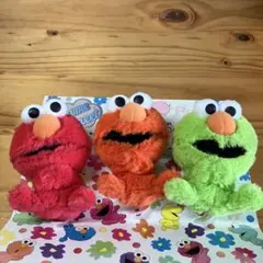 SESAME STREET セサミストリートのぬいぐるみ ガチャ 全5種コンプ