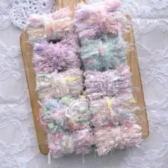 ✧*。感謝セール✧*。 ゆめかわ引き揃え糸セット10種類（e