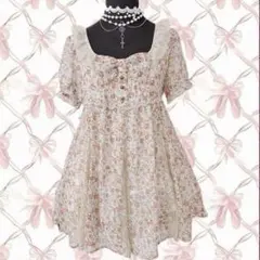 axes femme✨️姫カジ y2k 森ガール 花柄 ブラウス レース リボン axes femme✨️姫カジ y2k 森ガール 花柄 ブラウス レース リボン