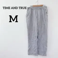 TIME AND TRUE 【M】グレー カジュアルパンツ ルームウェア