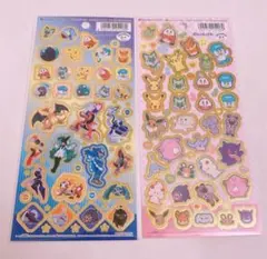 ポケモン　showa note シール　ステッカー　2種類
