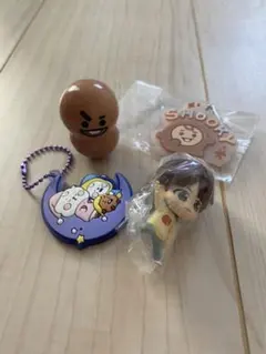 bts bt21 ユンギ　suga shooky キーホルダーセット