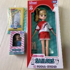 リカちゃんくじ★チアスタイルリカちゃん&ぷちリカちゃんミニクリアポーチ3点セット