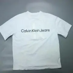 ま*さ様 158 カルバンクラインジーンズ 両面ロゴ Tシャツ メンズ M