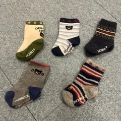DOUBLE.B ベビー靴下 5足セット