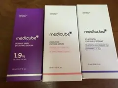 メディキューブ レチノールセラム＆PDRNセラム＆プラセンタセラム3本セット