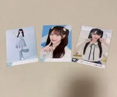 ≠ME 谷崎早耶 生写真 はにかみショート MV衣装 3種コンプリートセット