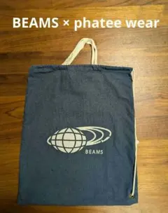 BEAMS×phatee WEAR ドローストリングバッグ 巾着　ナップサックのサムネイル