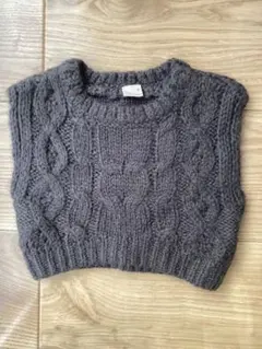 petit main プティマイン　ベスト　ニット　90 未使用