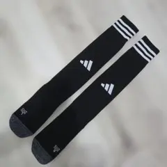 【adidas】ロングソックス(黒)