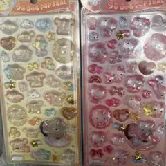 u*8様 うるちゅる POP SEAL キティ ベビー サンリオ　プリン