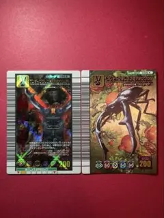 【激レア美品】　マンディブラリスフタマタクワガタ　アダーセット　ムシキング5周年