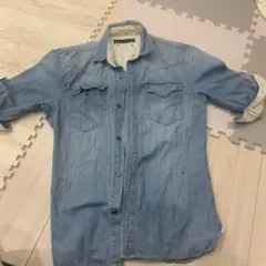デニムシャツ 長袖