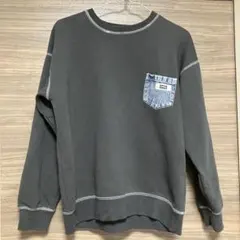 EDWIN 150㎝　裏起毛トレーナー 前左胸ポケット付き