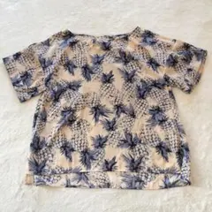 ★ナチュラルビューティーベーシック ブラウス パイナップル 半袖