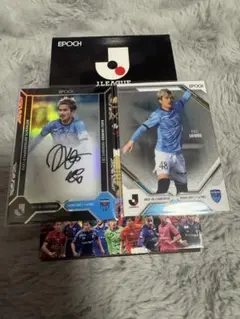 EPOCH サッカートレーディングカードセット　　　　新保海鈴