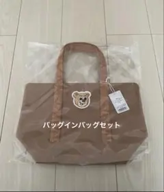 新品未使用】FEILER オールドテディ ワッペントートバッグ ベージュ 小