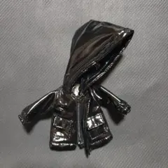 オビツ11 服 メタリックシルバー フード付きジャケット