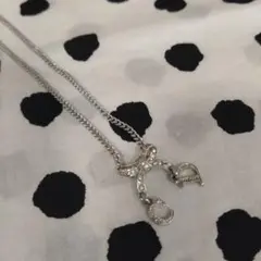 リボン ネックレス