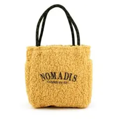 NOMADIS ボアトートバッグ イエロー　ミニトート