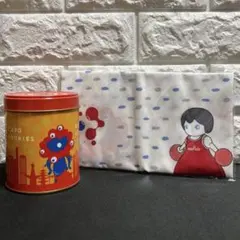 大阪・関西万博 2025 EXPO ミャクミャク 缶 手拭い 非売品 村田製作所