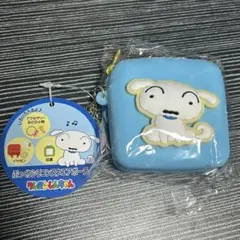 クレヨンしんちゃん　シロ　ぷっくりシリコンスクエアポーチ