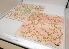 【セリーヌ】【BURBERRY】ハンカチ スカーフ2枚セットセット