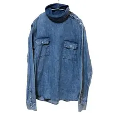 N-735 PHENOMENON 10aw ケミカルウォッシュデニムシャツ　40のサムネイル