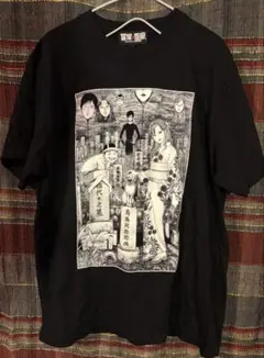 伊藤潤二 ビックシルエット Tシャツ （四つ辻の美少年） ブラック