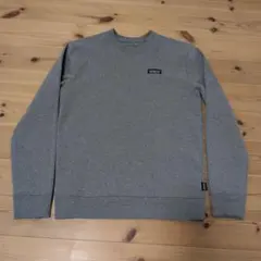 patagonia アップライザルクルースウェットシャツ　グレーSサイズ