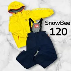 スノーボードウェア　スキーウェア　子供　120 上下　snowbee セット