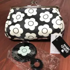 マリークワント　がま口　ポーチ　鏡付き　値下げ不可