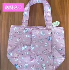 チャック付き軽量ナイロントートバック♡マチ付き収納ポーチ付き・大容量♡