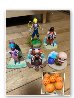 おまけ付ドラゴンボールヒストリーボックス超サイヤ人クリリン ヤムチャ亀仙人ブルマ