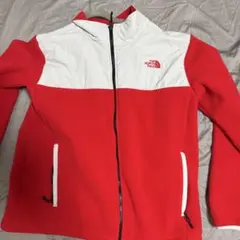 THE NORTH FACE フリースジャケット 赤/白