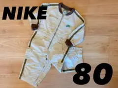 【希少モデル】NIKE つなぎ　ロンパース　バックプリント　80